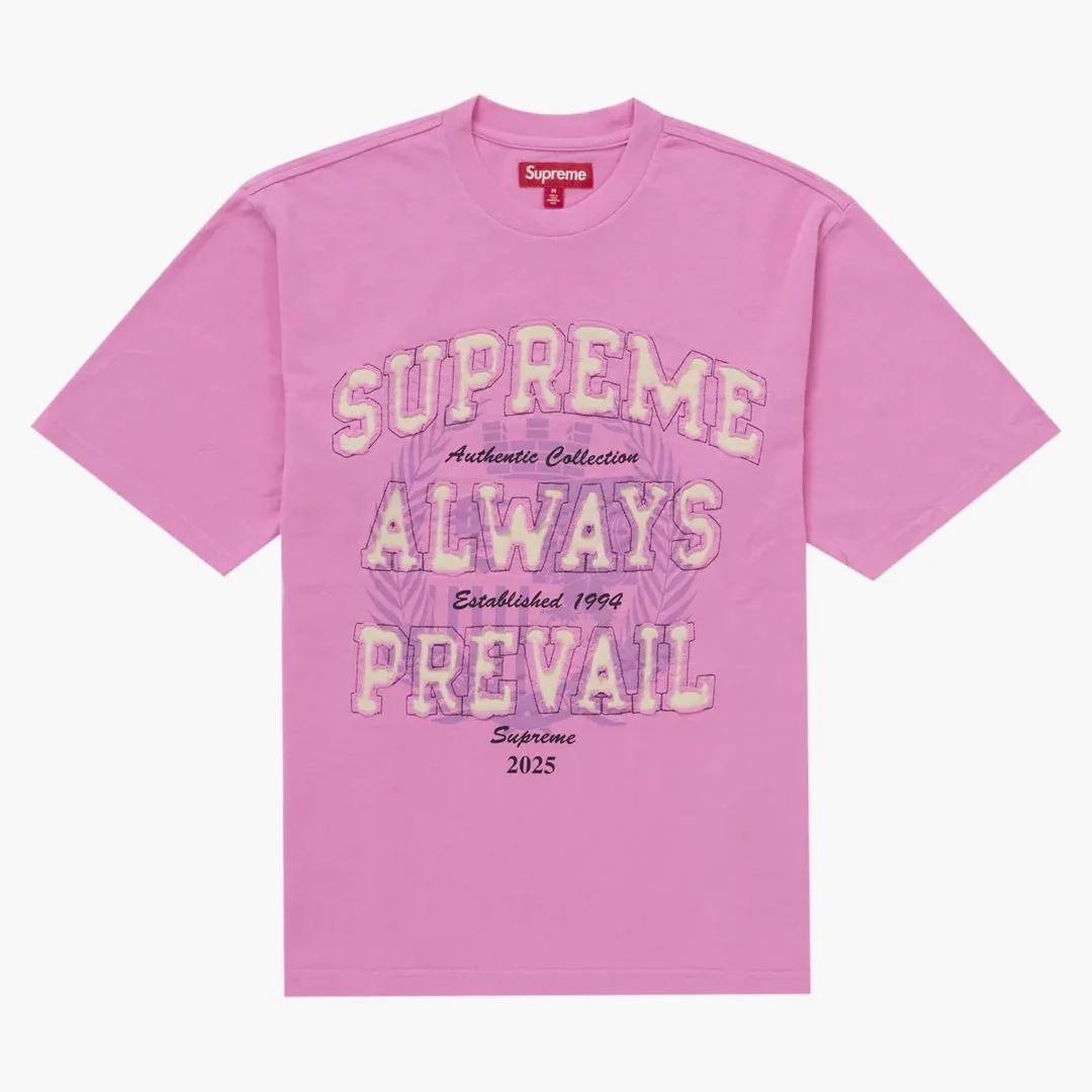 Supreme Always Prevail S/s Top Pink