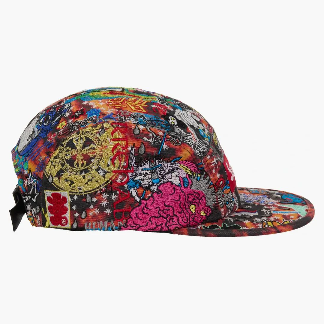 Supreme Aoi Embroidered Camp Cap Red - Image 2