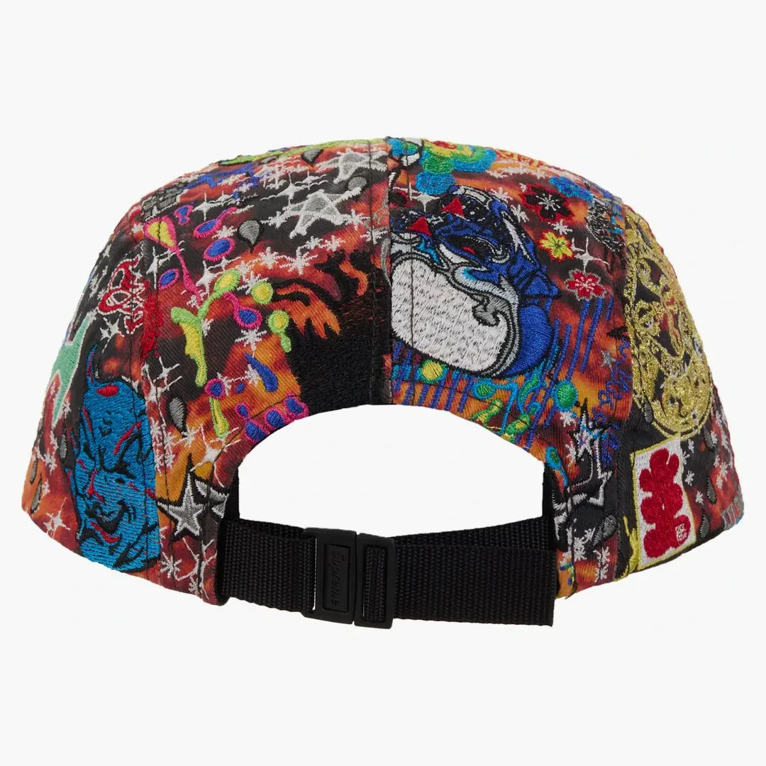 Supreme Aoi Embroidered Camp Cap Red - Image 3
