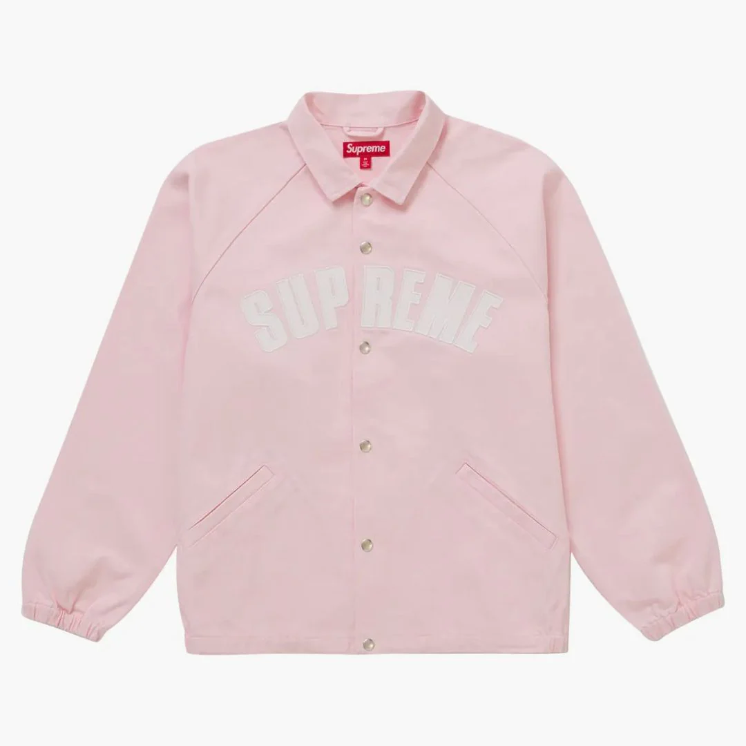 Supreme Arc Denim Coaches Jacket (ss25) Pink