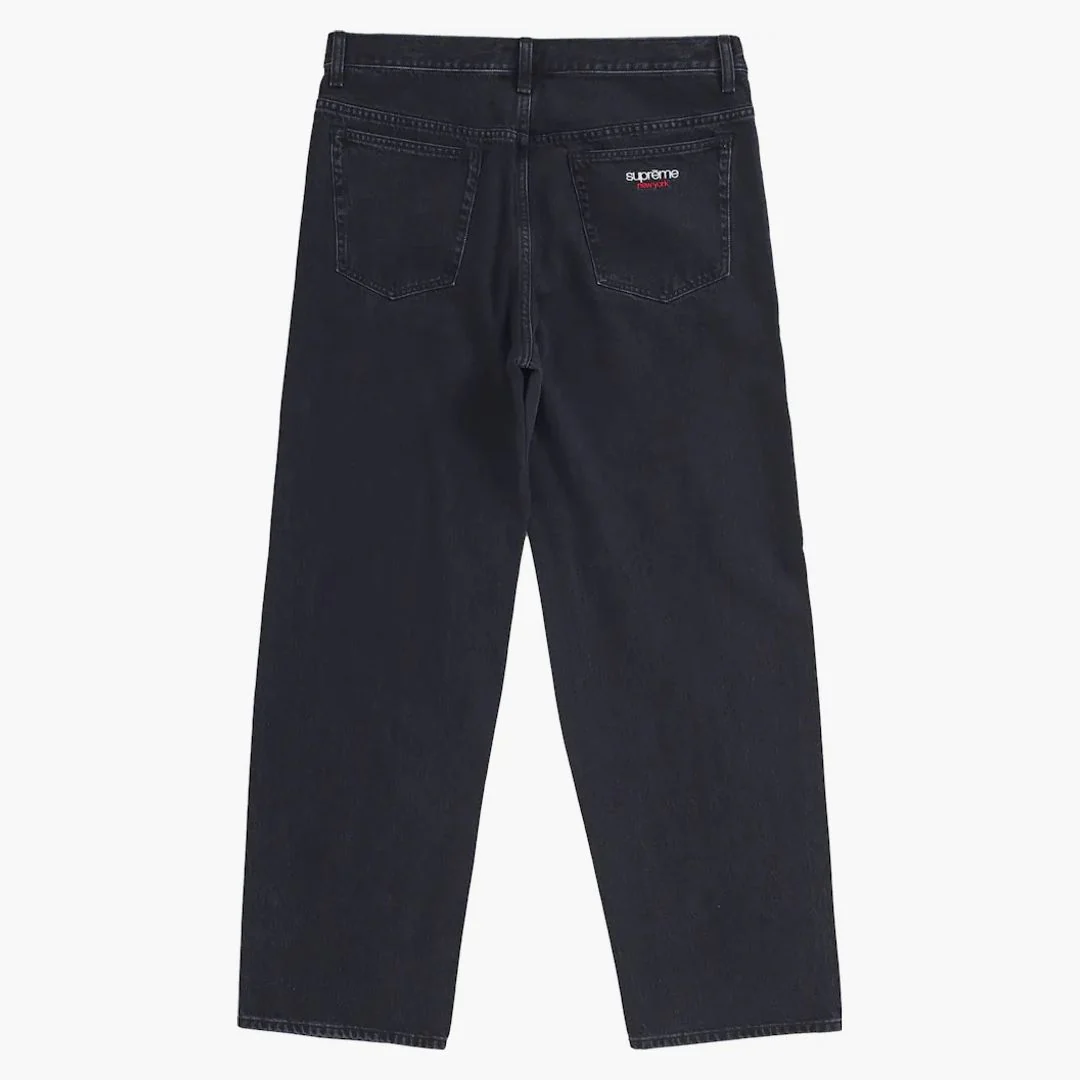 Supreme Baggy Jean (fw25) Black - Image 2
