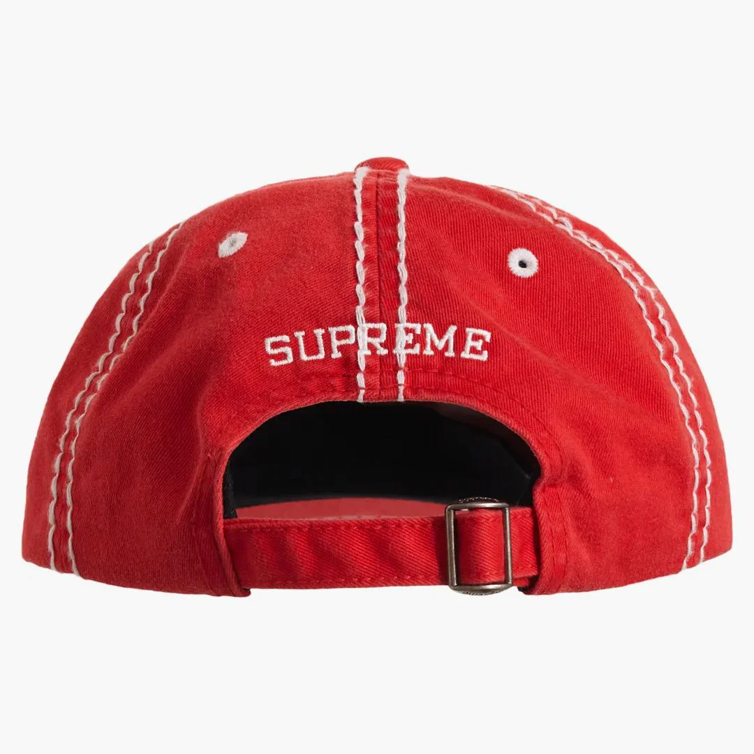 Supreme Big Stitch 6-panel Red - Image 2