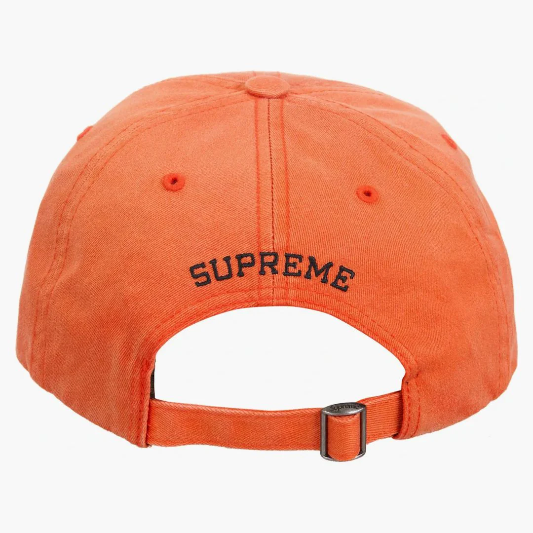 Supreme Bleached Chino 6 Panel Orange - Image 2