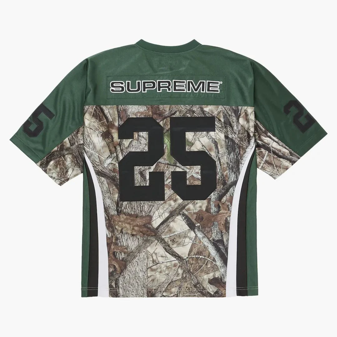 Supreme Breast Cancer Awareness Football Jersey Green - Image 2