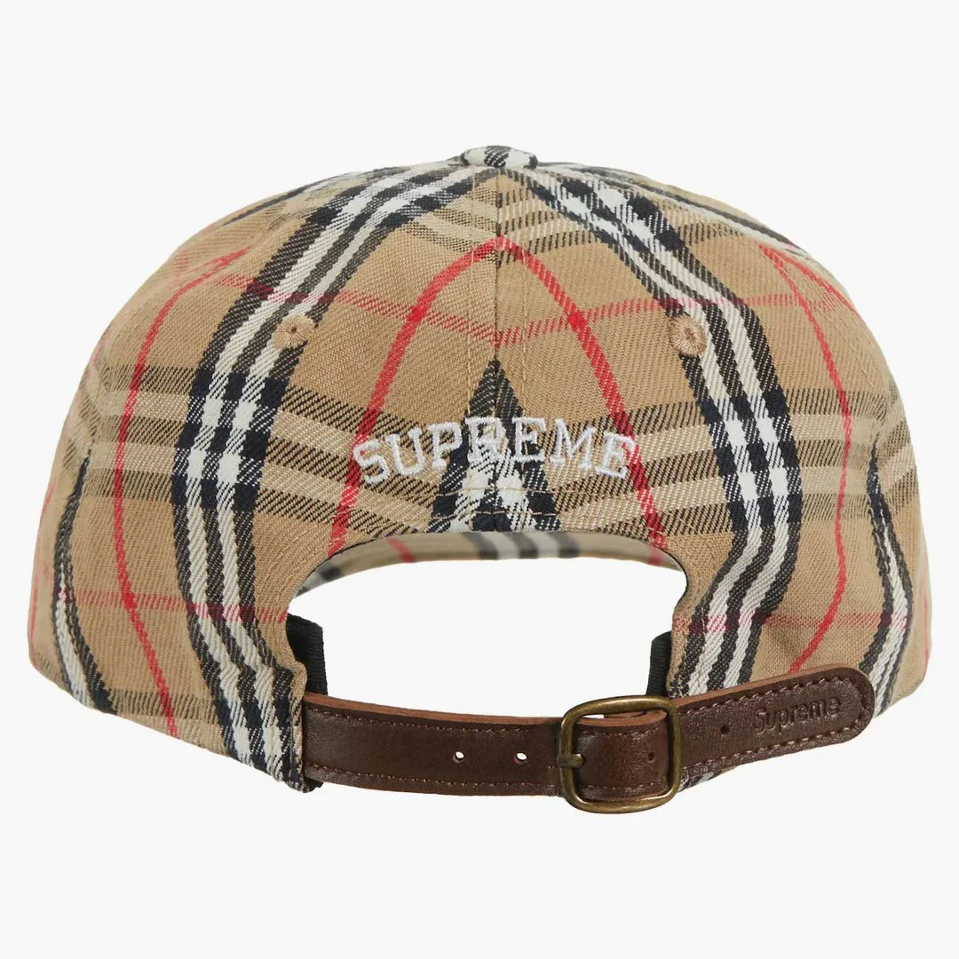 Supreme Burberry Denim 6-panel Beige - Image 2