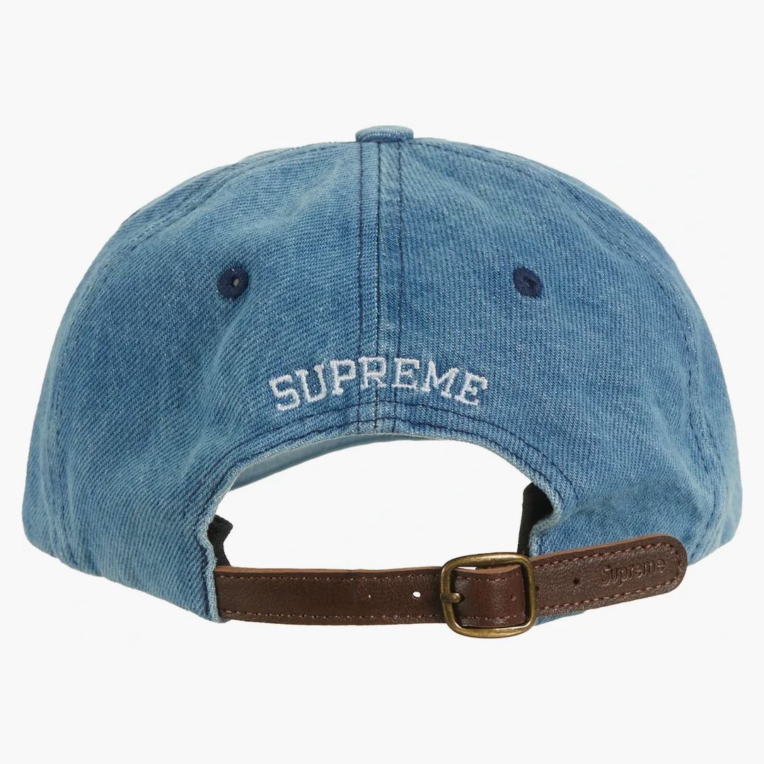Supreme Burberry Denim 6-panel Washed Blue - Image 2