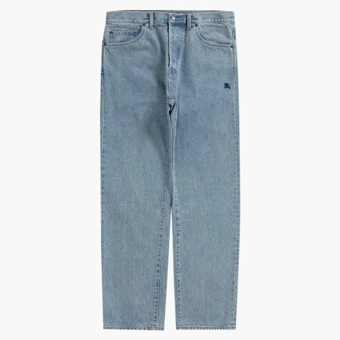 Supreme Burberry Regular Jean Washed Blue - Image 2