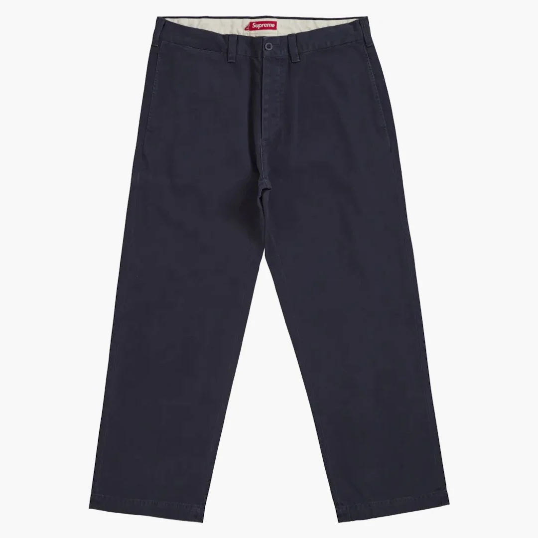 Supreme Chino Pant (ss25) Navy
