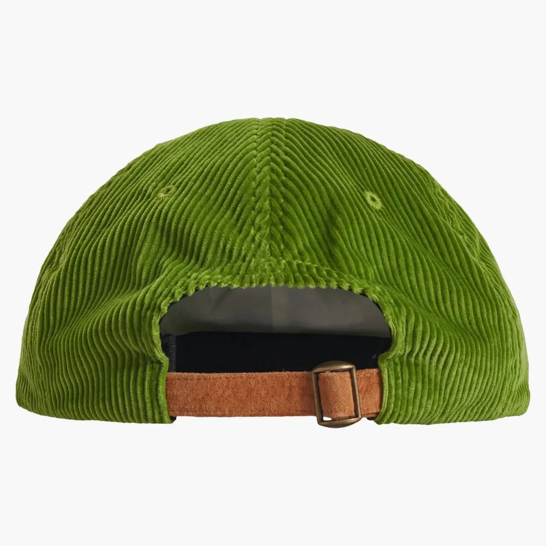Supreme Classic Logo Corduroy 6-panel Lime - Image 2