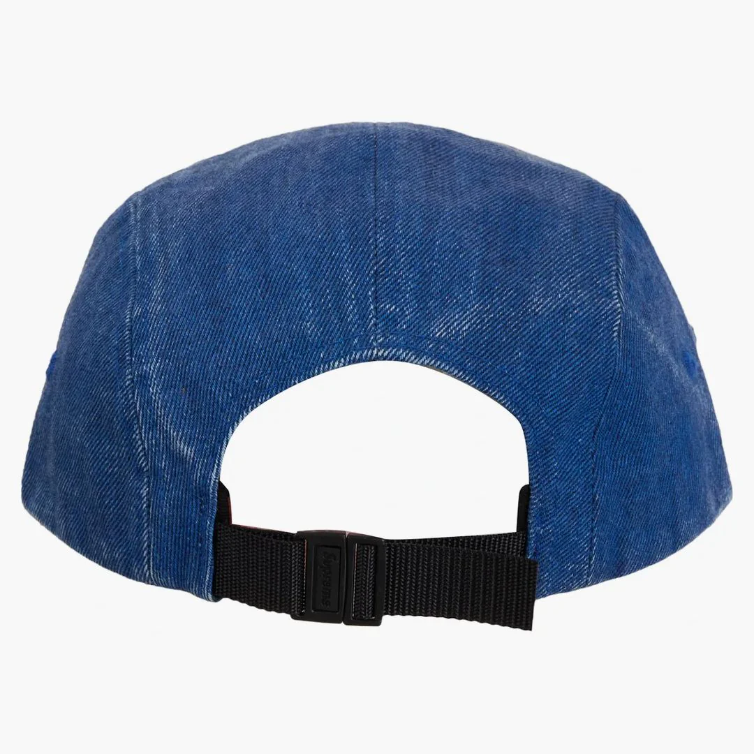 Supreme Coated Denim Camp Cap Royal - Image 2