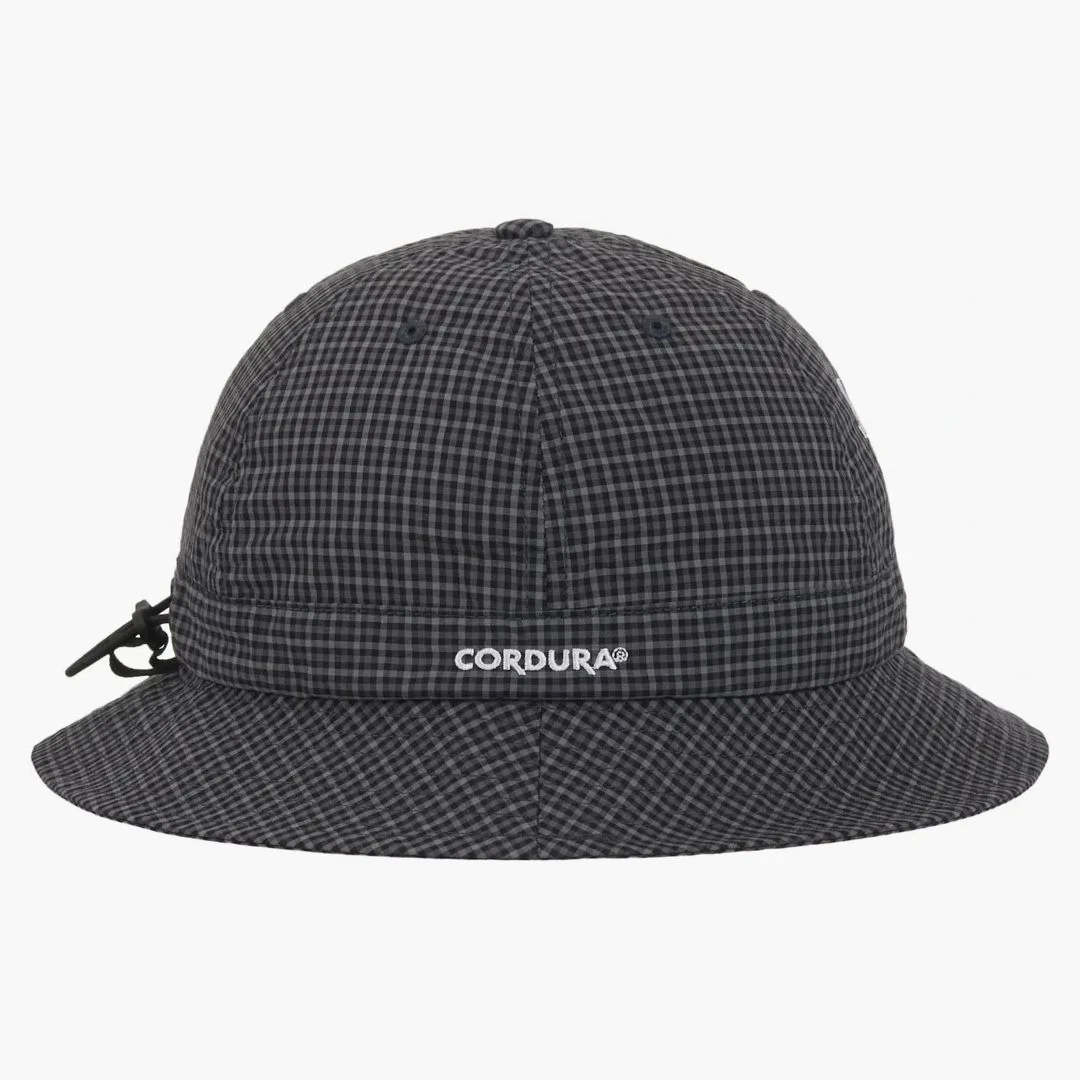 Supreme Cordura Plaid Bell Hat Black