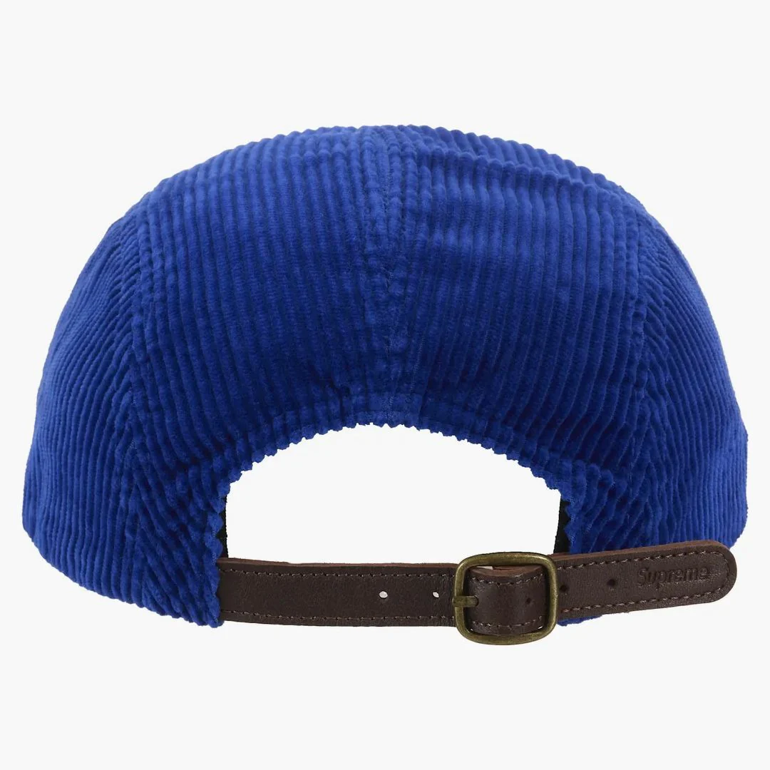 Supreme Corduroy Camp Cap (fw25) Blue - Image 2