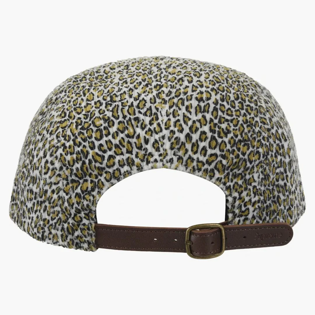 Supreme Corduroy Camp Cap (fw25) Leopard - Image 2