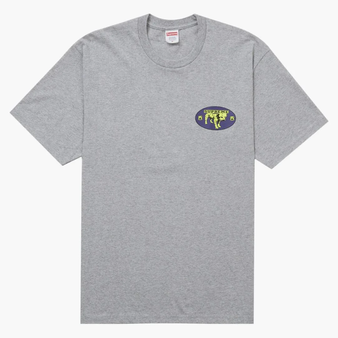Supreme Dalmatian Tee Heather Grey