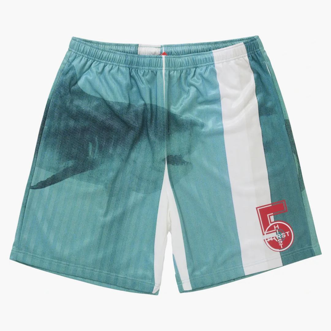 Supreme Damien Hirst Soccer Short White