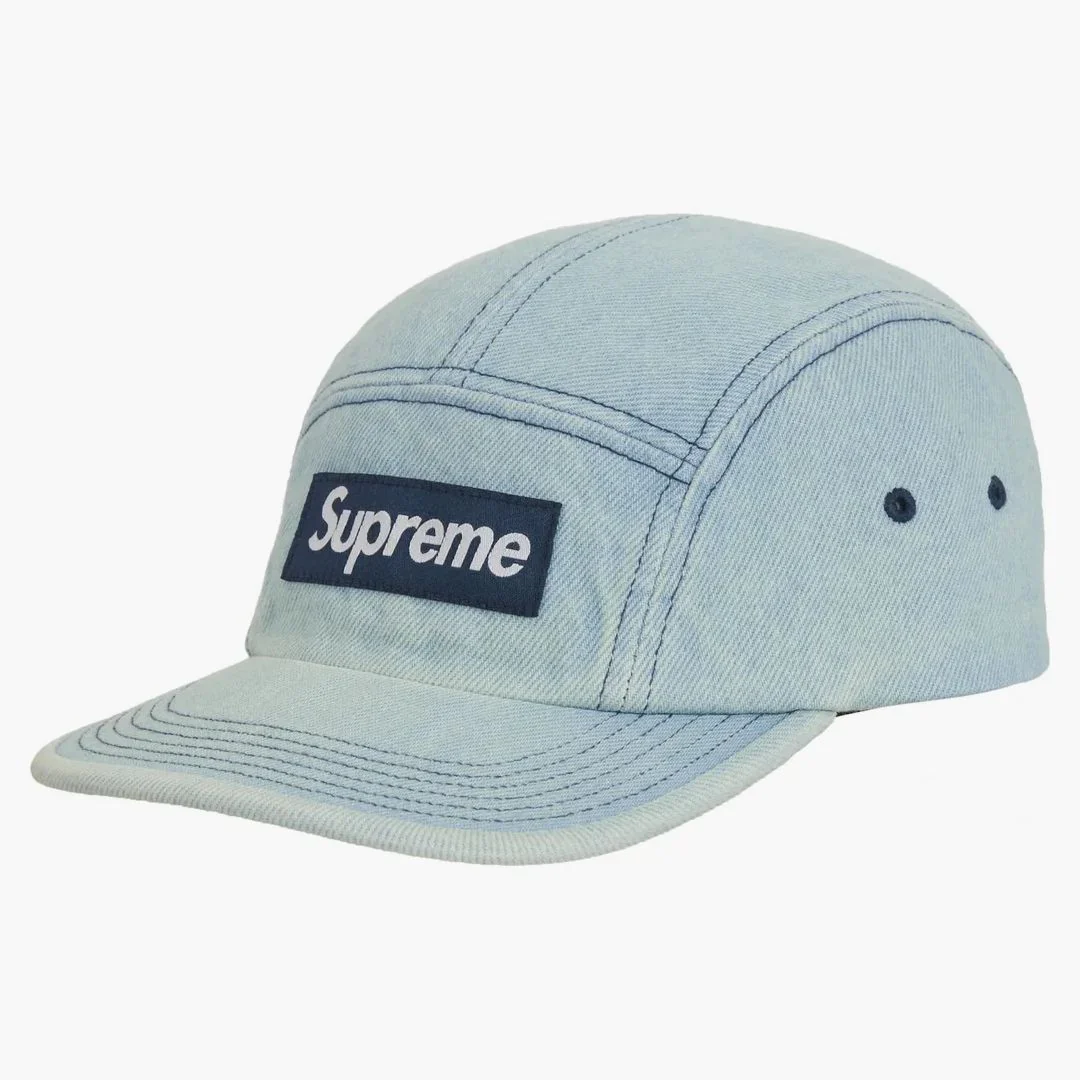 Supreme Denim Camp Cap (ss25) Blue
