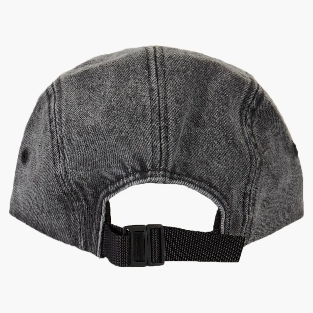 Supreme Denim Camp Cap Washed Black - Image 2