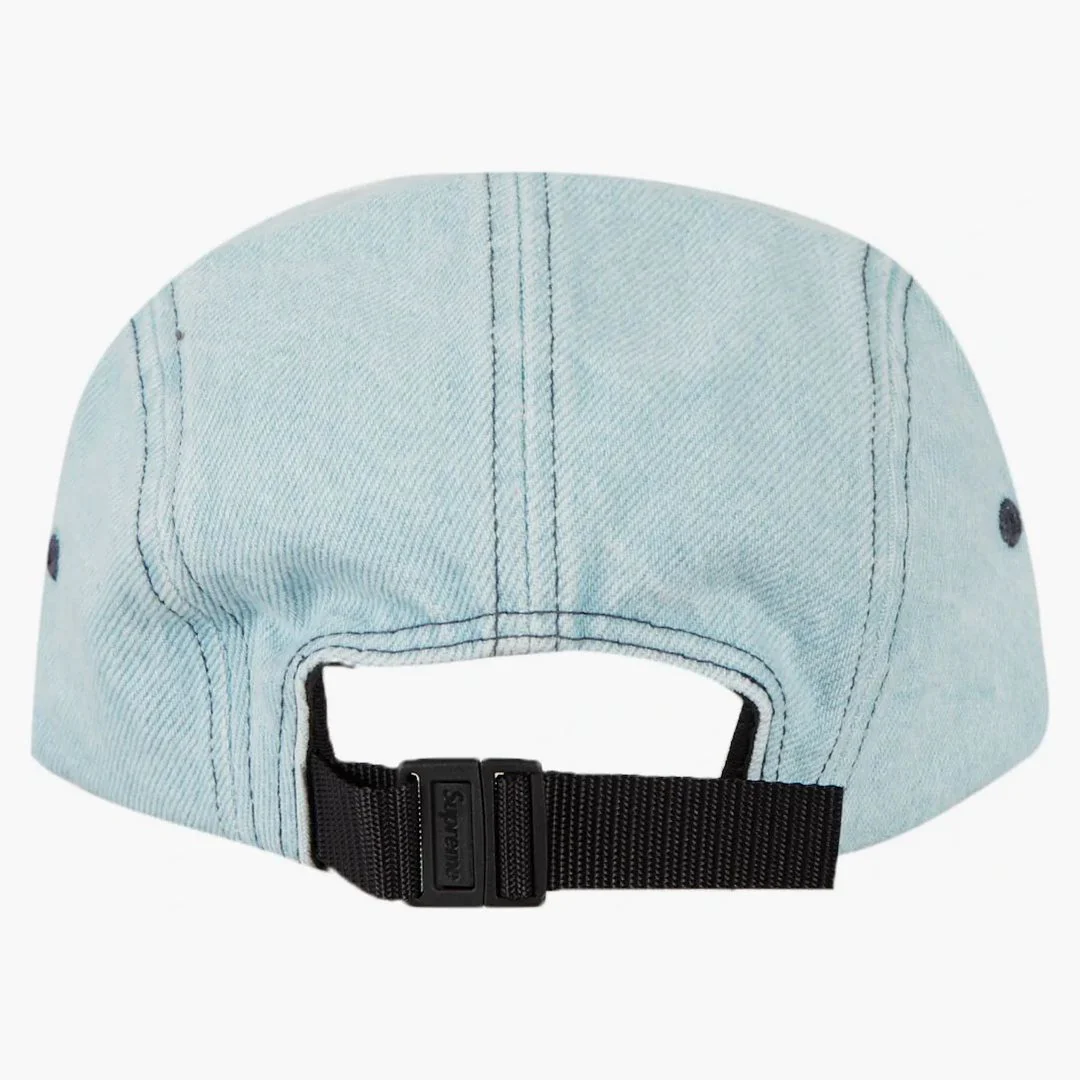 Supreme Denim Camp Cap Washed Blue - Image 2