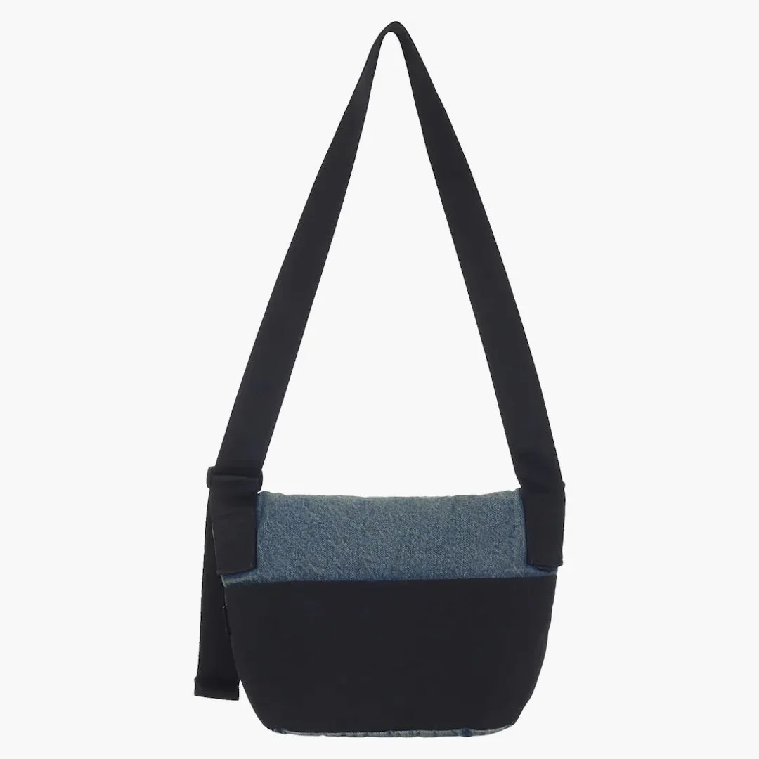 Supreme Denim Messenger Bag Washed Indigo - Image 2