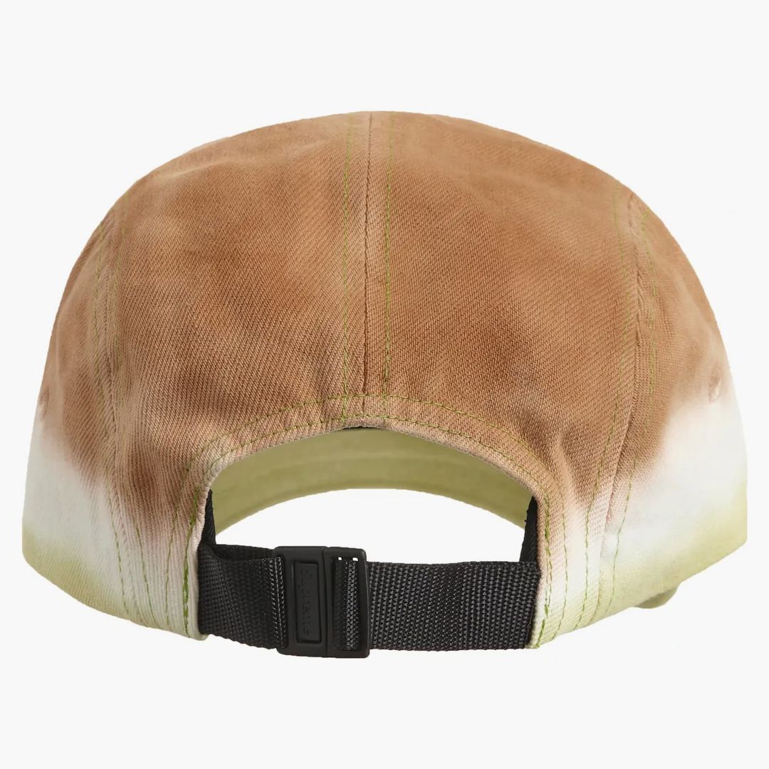 Supreme Embossed Denim Camp Cap Brown Dip Dye - Image 2
