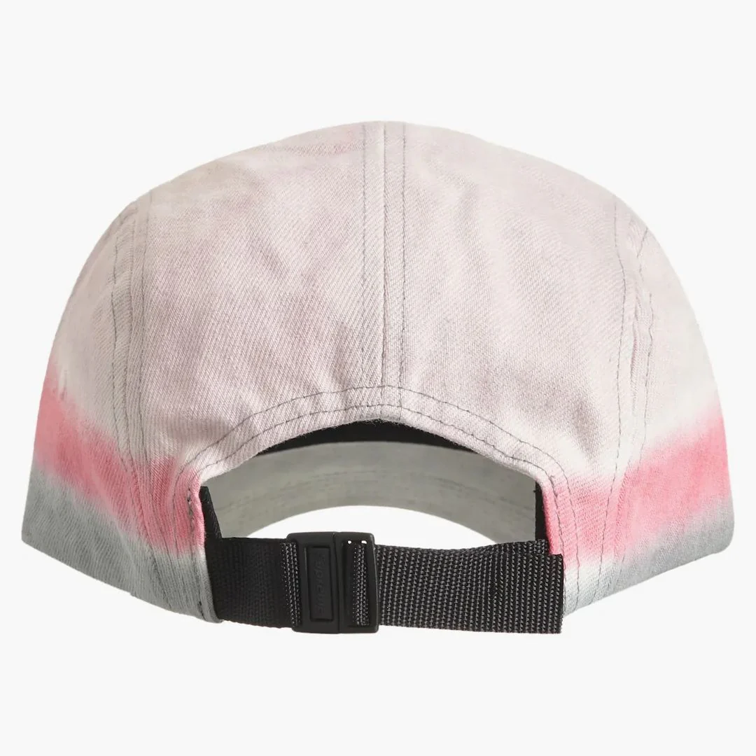 Supreme Embossed Denim Camp Cap Pink Dip Dye - Image 2