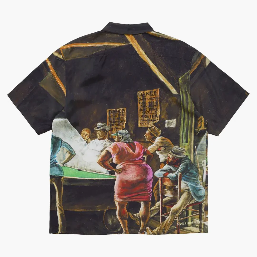 Supreme Ernie Barnes S/s Shirt Pool Hall - Image 2