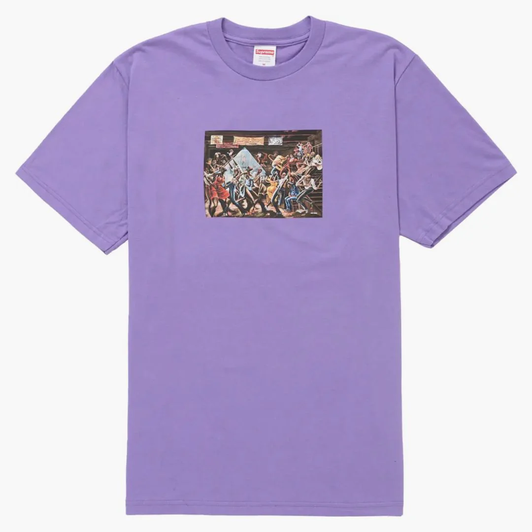Supreme Ernie Barnes Tee Purple - Image 2