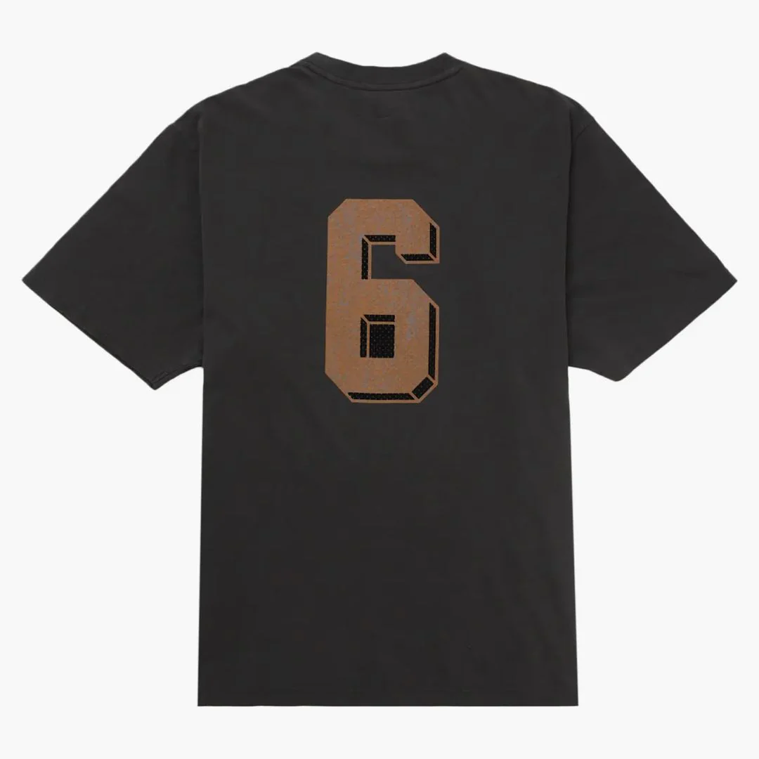 Supreme Flocked Washed S/s Top Black - Image 2