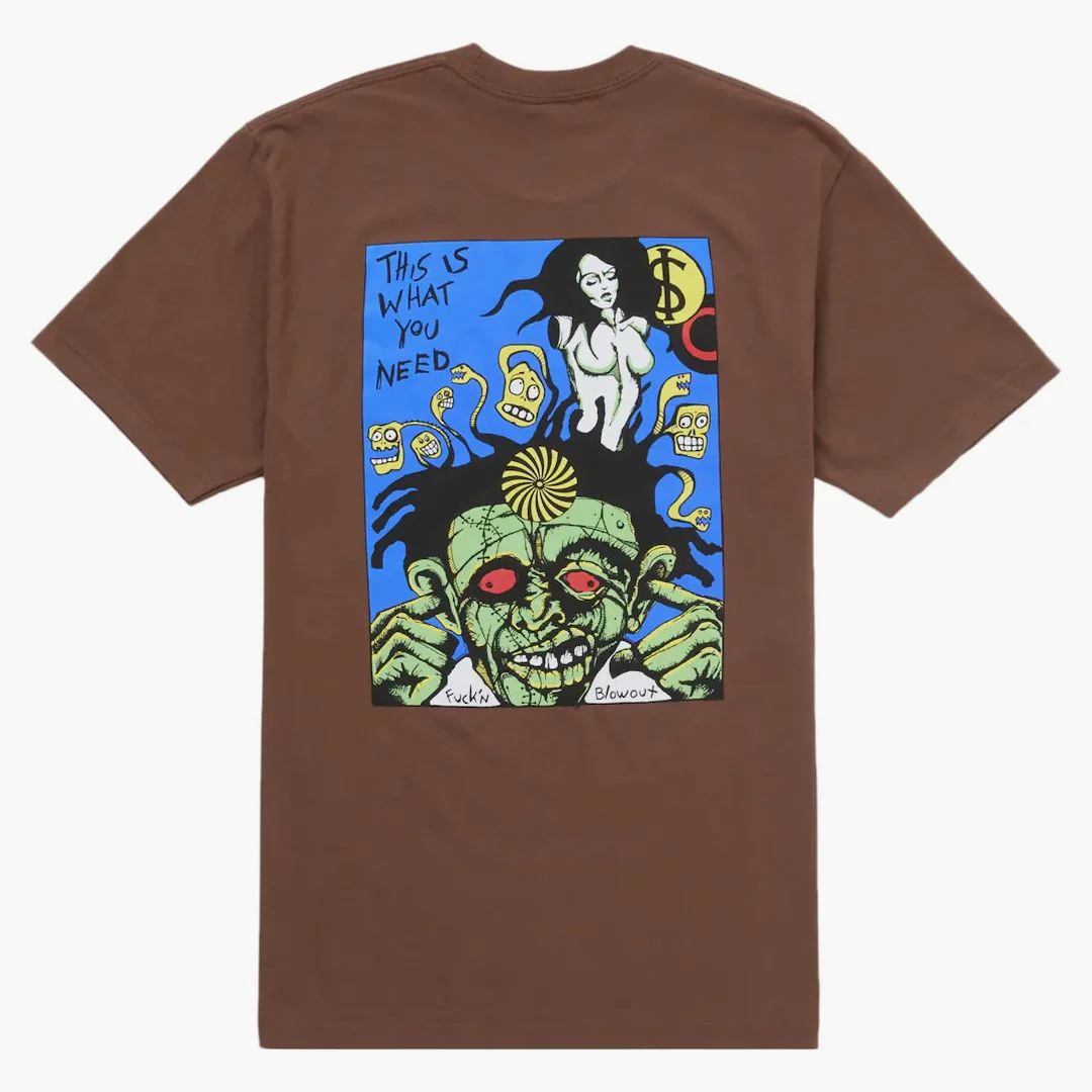 Supreme Fuckin Blowout Tee Brown - Image 2