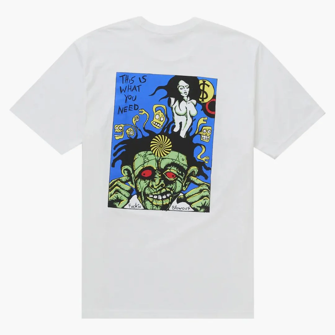 Supreme Fuckin Blowout Tee White - Image 2