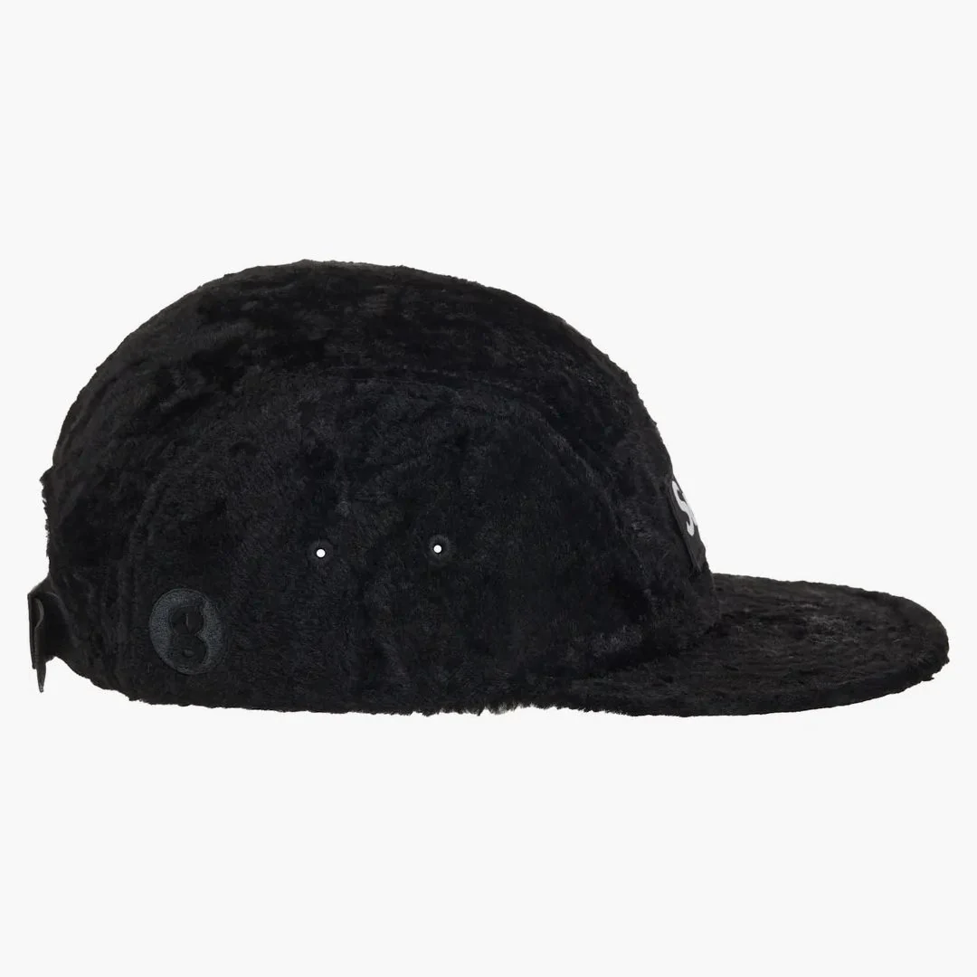 Supreme Goodenough Crushed Rayon Camp Cap Black - Image 2