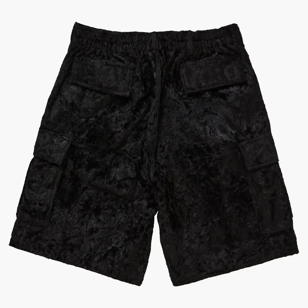 Supreme Goodenough Crushed Rayon Cargo Short Black - Image 2