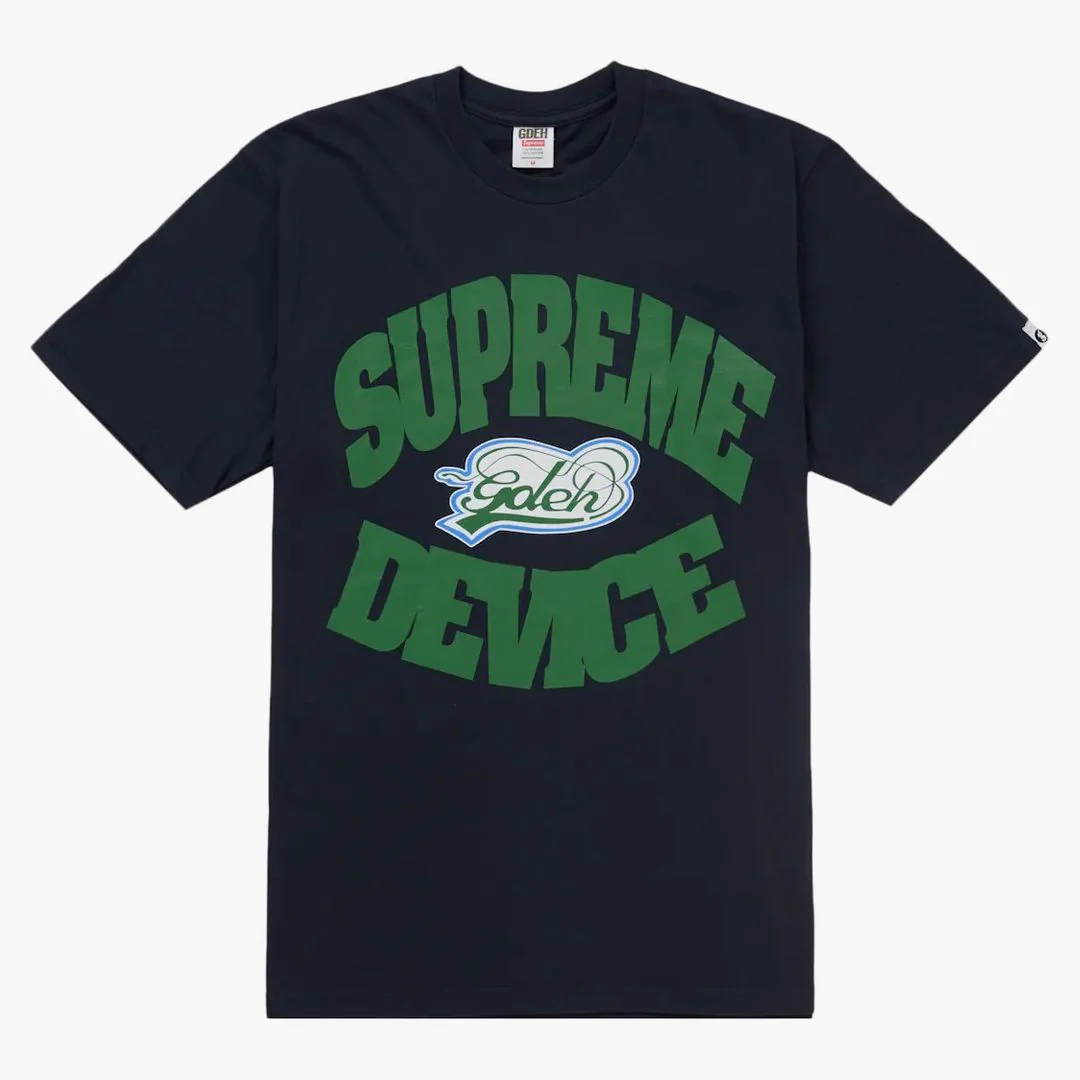 Supreme Goodenough Device Tee Navy - Image 2