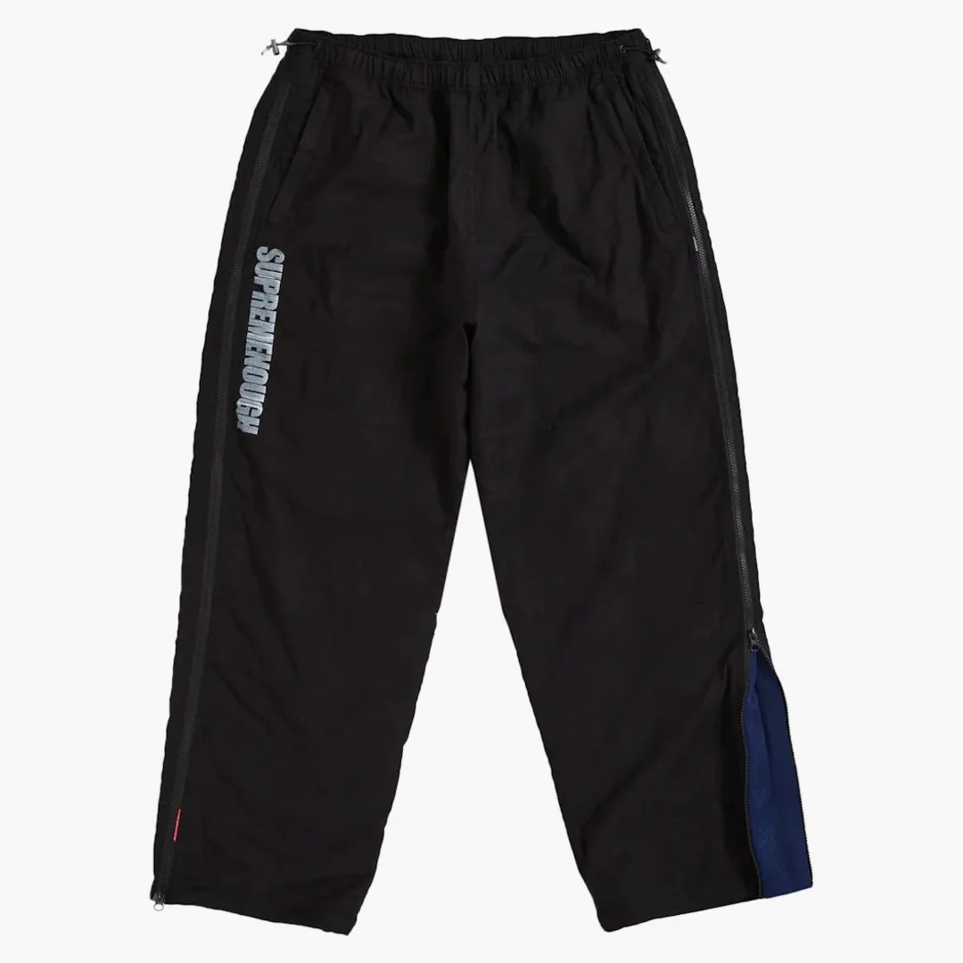 Supreme Goodenough Patchwork Full Zip Track Pant Black