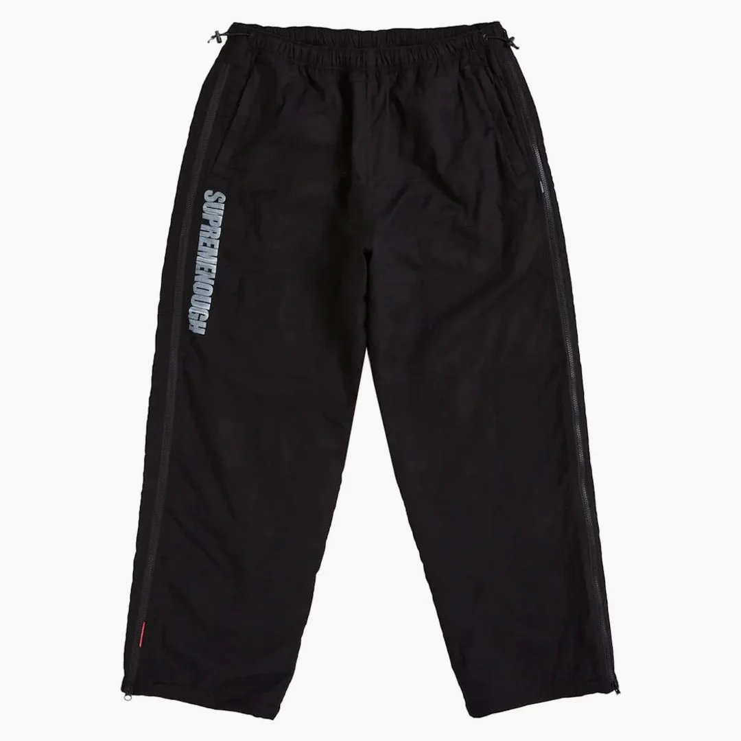Supreme Goodenough Patchwork Full Zip Track Pant Black - Image 3