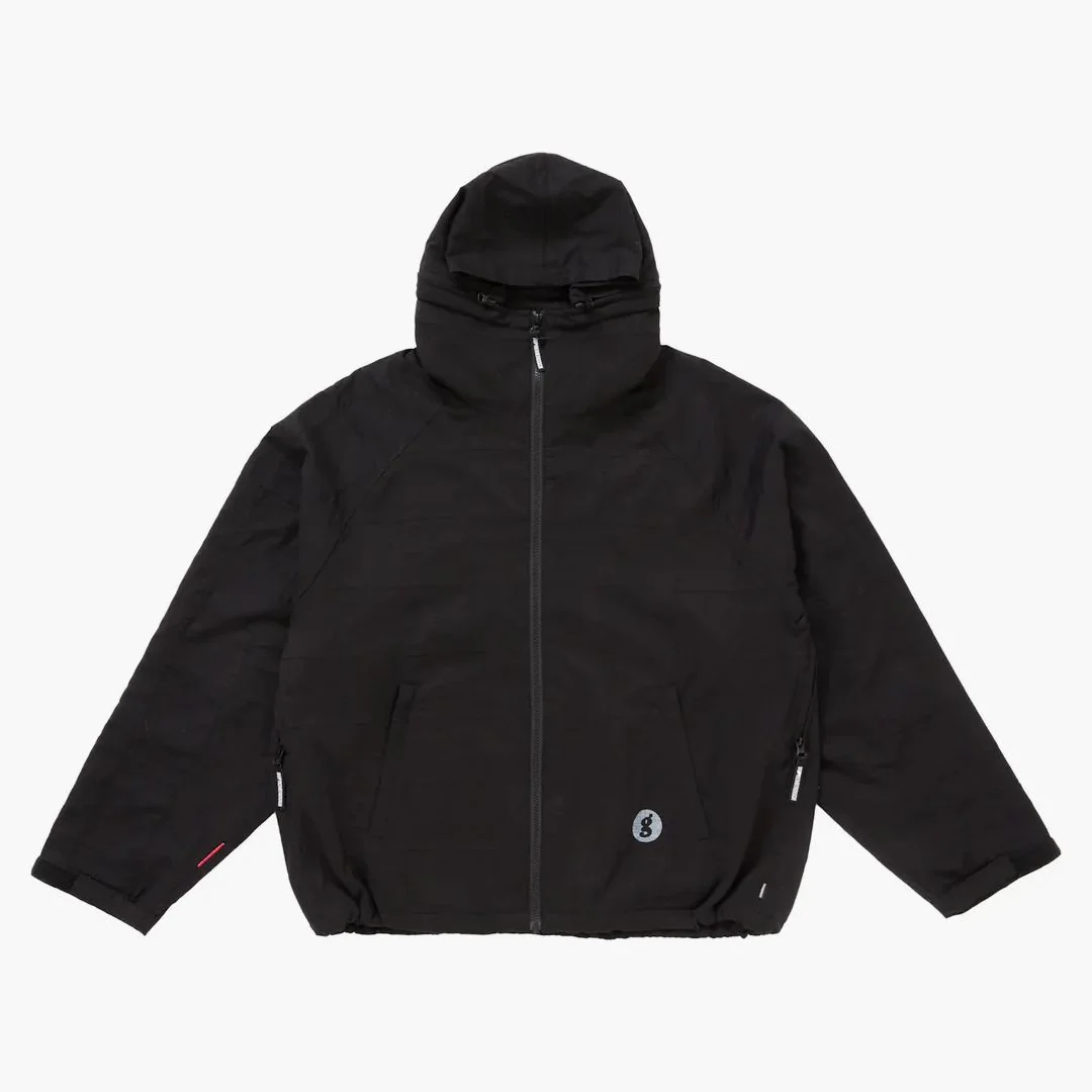 Supreme Goodenough Patchwork Hooded Jacket Black - Image 3