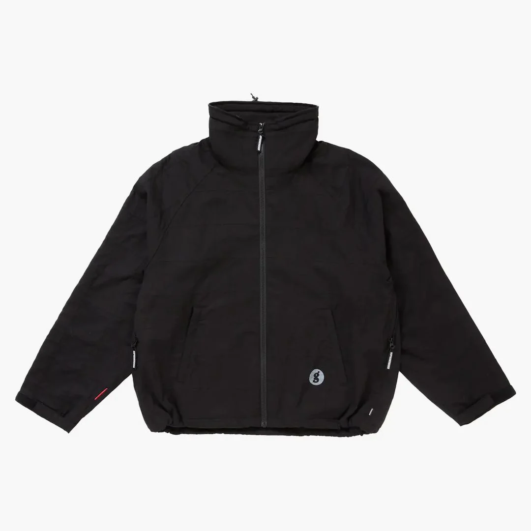 Supreme Goodenough Patchwork Hooded Jacket Black - Image 4