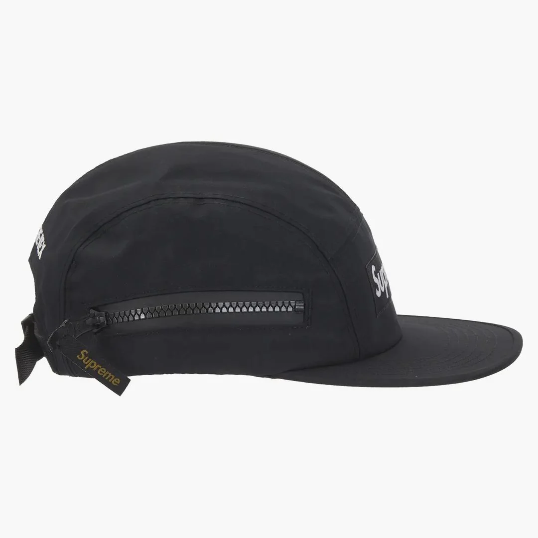 Supreme Gore-tex Zip Pocket Camp Cap Black - Image 2