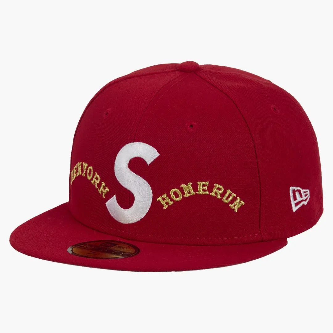 Supreme Homerun S Logo New Era 59fifty Hat Red - Image 4