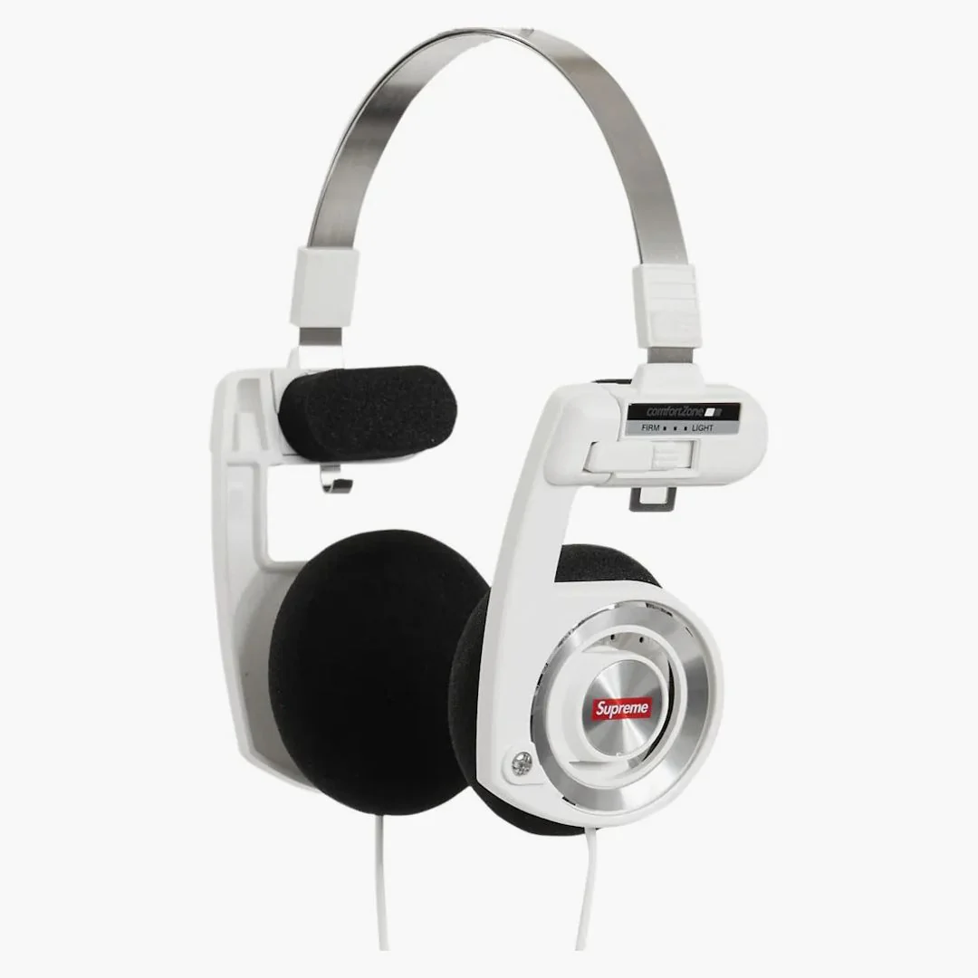 Supreme Koss Portapro Headphones White - Image 3