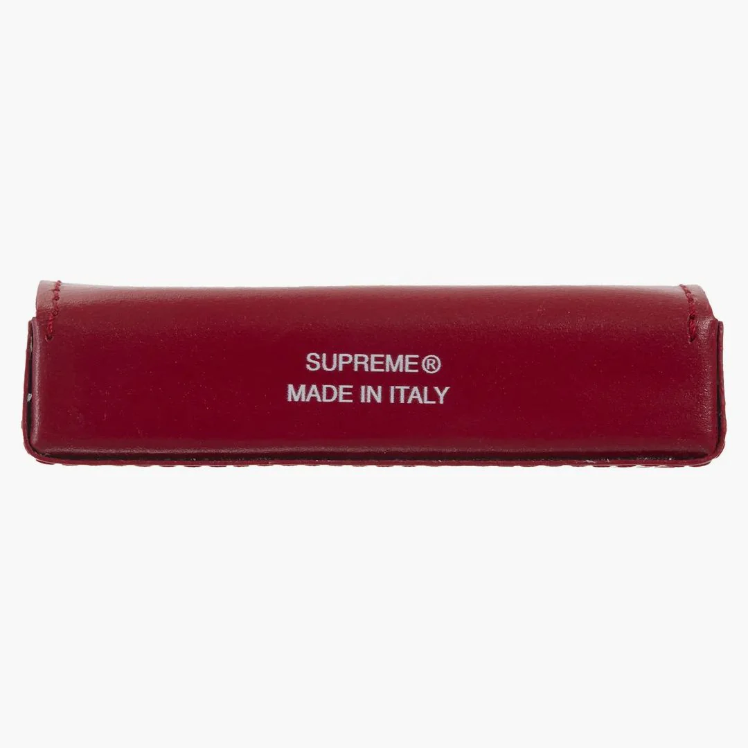 Supreme Leather Dice Set Red - Image 3