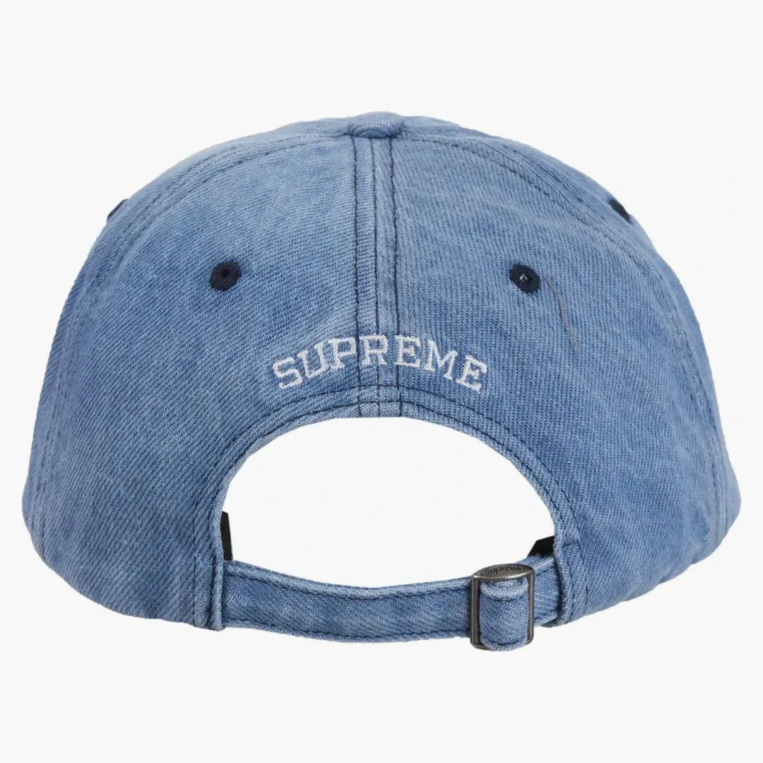 Supreme License Plate 6-panel (fw25) Denim - Image 2