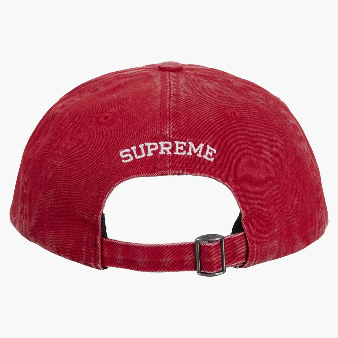 Supreme License Plate 6-panel (fw25) Red - Image 2