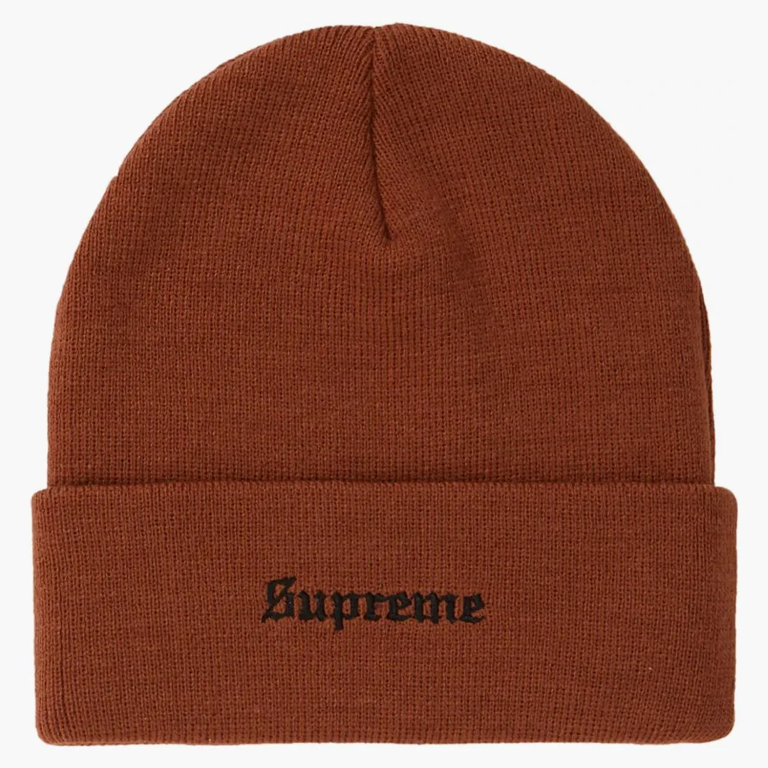 Supreme Martin Wong 8-ball Beanie Brown - Image 2