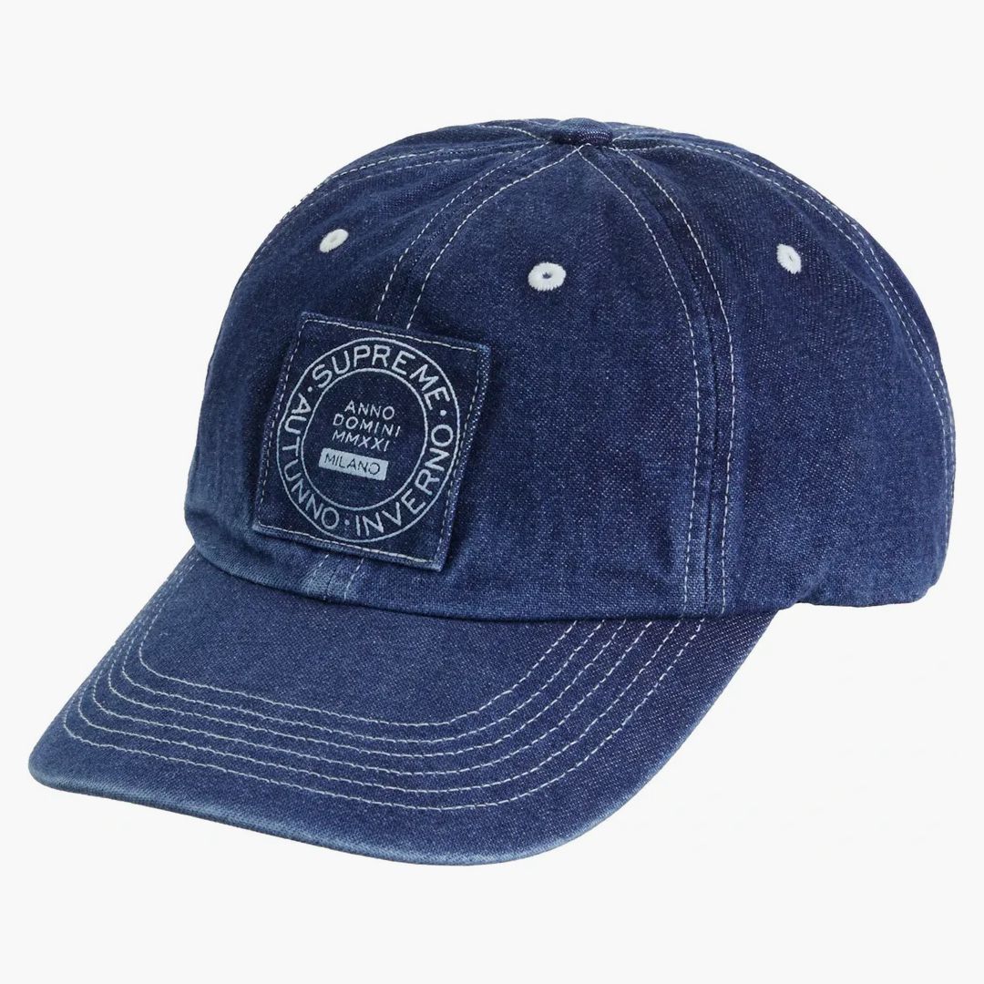 Supreme Milano Patch 6-panel Denim