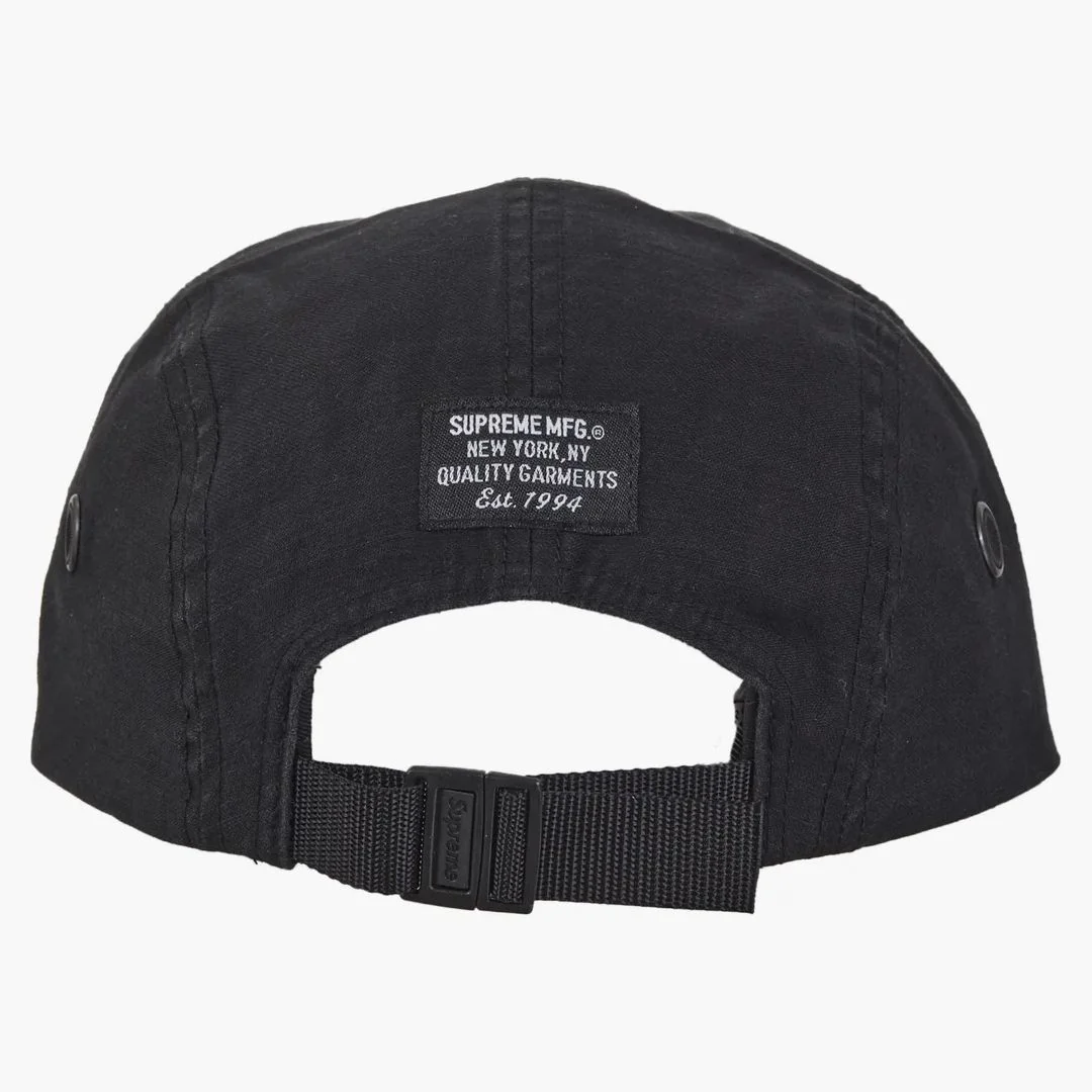 Supreme Military Camp Cap (ss25) Black - Image 2