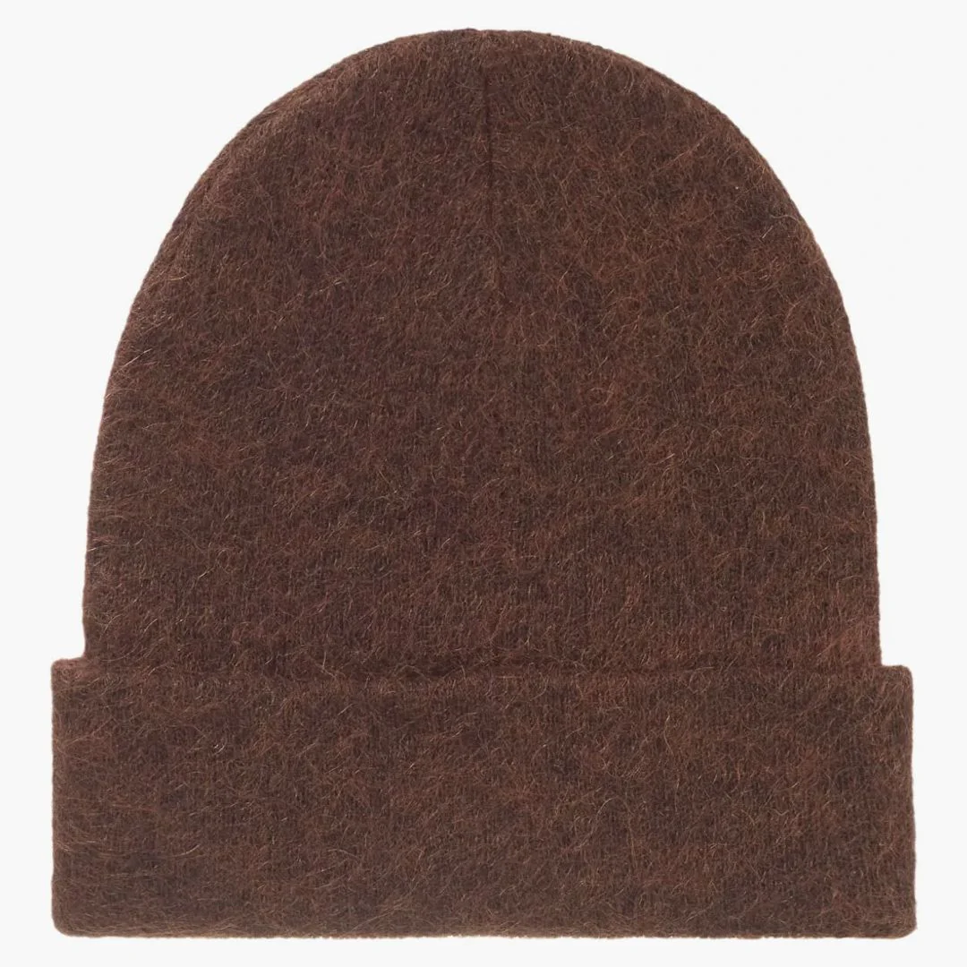 Supreme Mohair Beanie (fw24) Dark Brown - Image 2