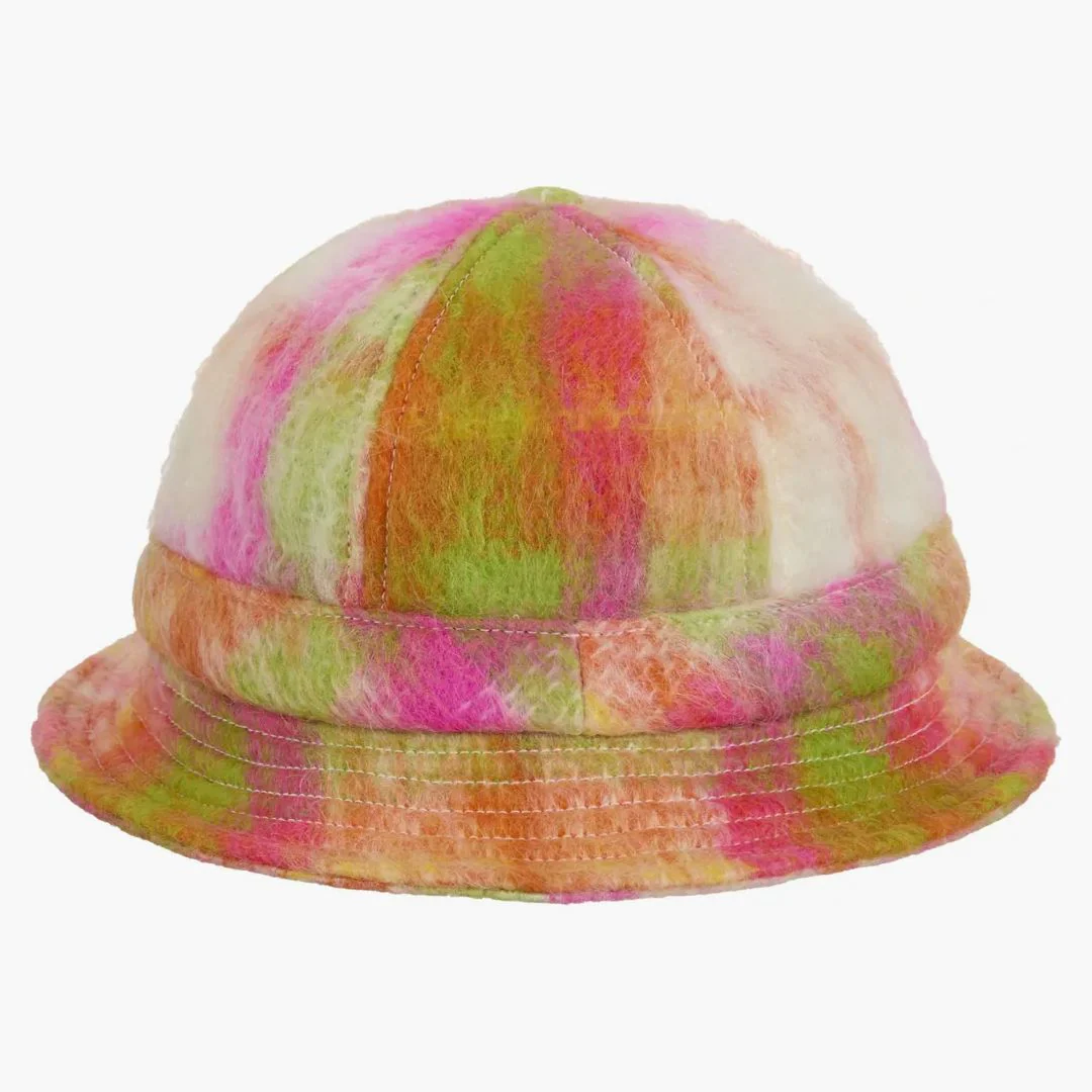 Supreme Mohair Plaid Bell Hat Multicolor - Image 2