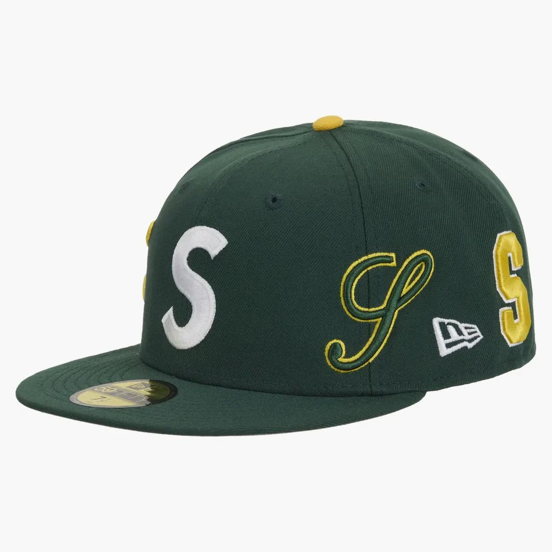 Supreme Multi S Logo New Era 59fifty Fitted Hat Green