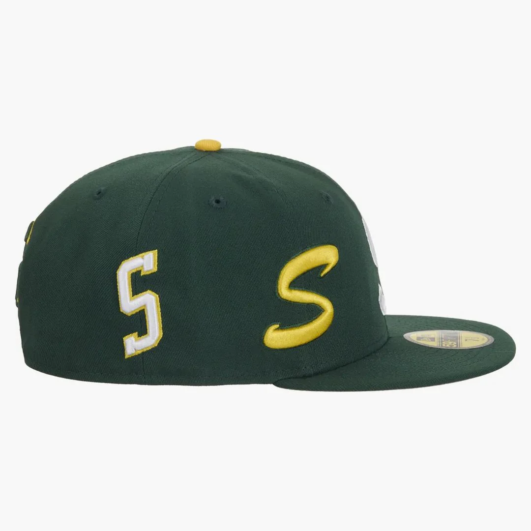 Supreme Multi S Logo New Era 59fifty Fitted Hat Green - Image 2